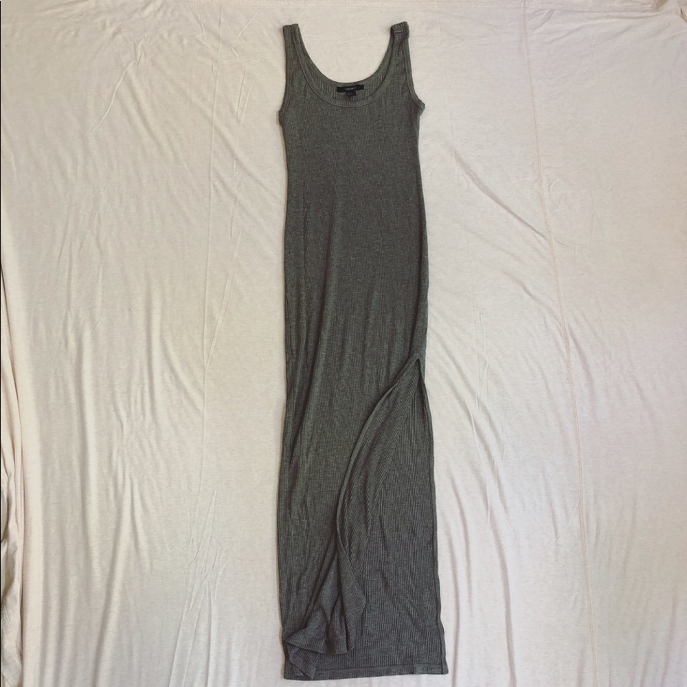 Forever21 long dress with leg slit!